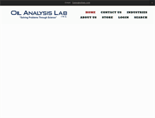 Tablet Screenshot of oillab.com